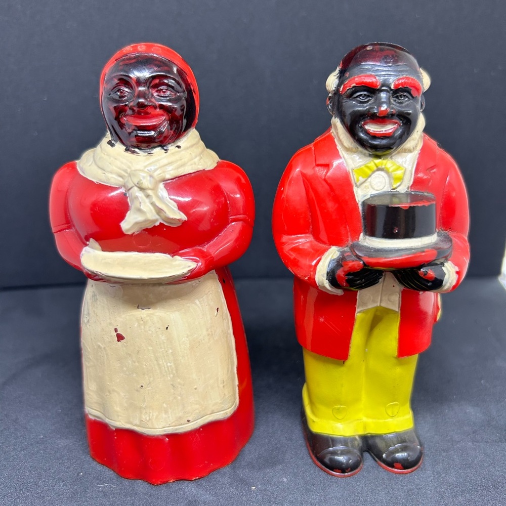 Vintage Salt and Pepper Shakers 5”